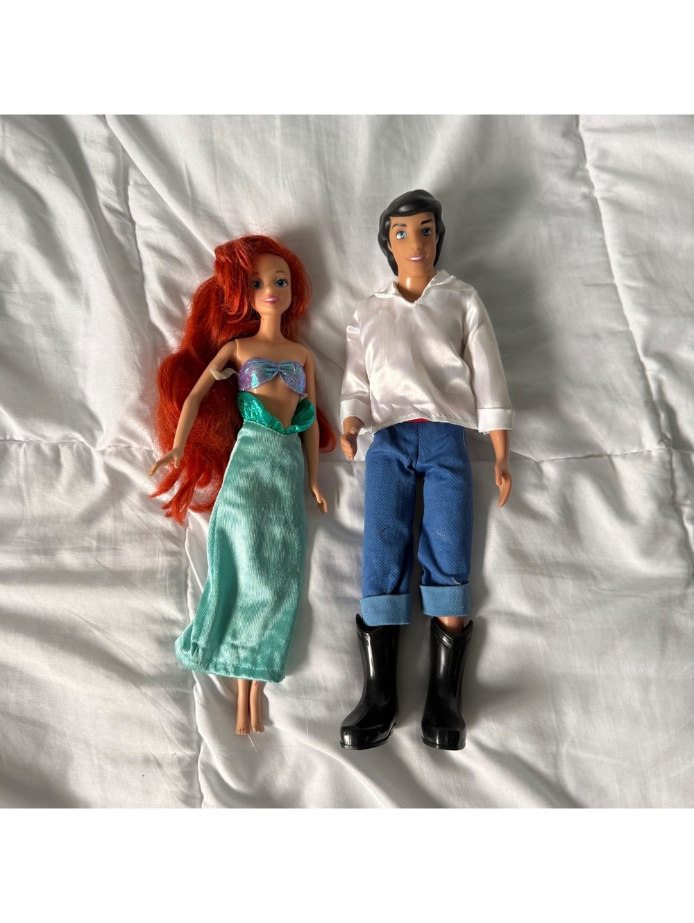 ariel and eric barbie doll bundle disney